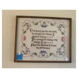 HAND STITCHED 21X17 WALL ART