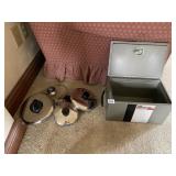 FIREPROOF SAFE NO KEY AND ASSORTED LIDS