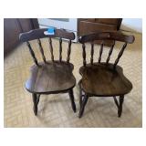 2 KITCHEN DINING CHAIRS