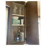 CONTENTS OF 2 CABINETS GLASS FILTERS