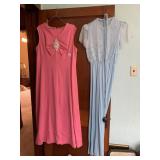 2 VINTAGE GOWNS