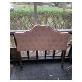 PINK VINYL TUFTED HEADBOARD