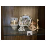 HEAVY CUT VASE 10H PERSONALIZED & GLASS CANDY