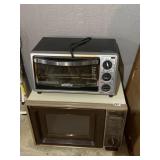 TOASTER OVEN AND MICROWAVE