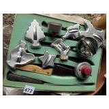 KITCHEN KNIFE, COOKIE CUTTERS, PRESSURE COOKER NO