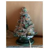GREEN ELECTRIC 2 PC. CHRISTMAS TREE APPROX. 14"