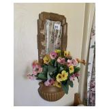 HANGING MIRROR WITH FLOWERS