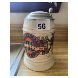 CENTENNIAL FOOTBALL 1992 FLIP LID STEIN