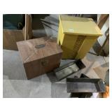 BREAD PANS, FILE, HAMPER