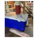 COOLER WITH CAN HOLDER TOP, DOUGH TRAY, CANDLE