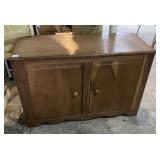 CEDAR WOOD 2 DOOR STORAGE CABINET