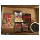 APPETIZER UTENSILS IN OB, GREETING CARDS OB &