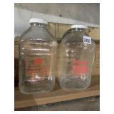 KROGER ORANGE JUICE GLASS JAR AND GLASS TROPICANA