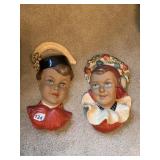 MOLDED WALL HANGERS W/ HATS