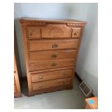 OAK DRESSER 36" X 52" X 16.5" ATHENS FURNITURE