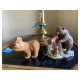 BEAR FIGURINES 2 TOTAL