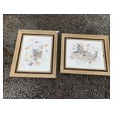 2 FRAMED PHEASENT PICTURES