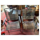 2 FOLDING ARMCHAIRS