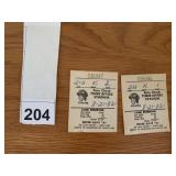 1982 AUGUST 21ST RAIN CHECK THREE RIVER STADIUM