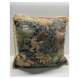 14 INCH TAPESTRY PILLOW HUNTER SCENE $69 PRICE