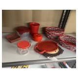 FOOD STORAGE CONTAINERS, BASKETS, ETC.