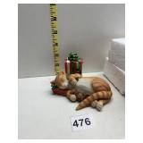LENOX KITTIES CHRISTMAS NAP FIGURINE NEW IN