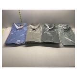 FOUR MEN SHIRTS 15 15 1/2 DRY CLEANED