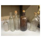 VINTAGE PRESCRIPTION BOTTLES, ETC.