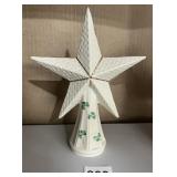 BELLEEK BROWN MARK STAR TREE TOPPER