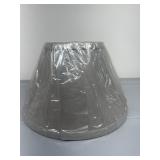 LAMP SHADE NEW, GRAY, 4" X 5 H X 8 AT BASE