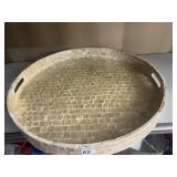 TRAY 22 X 2.5, SOME PEELING AS SHOWN