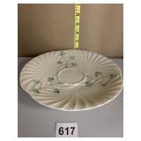 BELLEEK SHAMROCK DESIGN PLATE