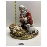 KNEELING SANTA FIGURE NO BOX