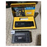 GE AM/FM CASSETTE PLAYER AND KODAK 600 CAMERA IN