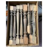 39 SPINDLES WOOD 20"