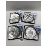 FOUR WENDELL AUGUST PLATES INCLUDING DEPARTMENT