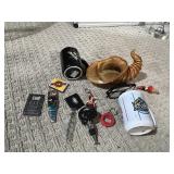 WINE STOPPER, PINOCCHIO KEY CHAIN, PENGUIN MUG,