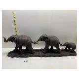 ELEPHANT TRIO NEW IN ORIGINAL STYROFOAM BOX