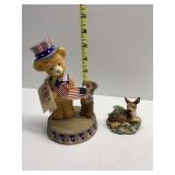 BAINBRIDGE BEAR UNCLE SAM AND BENJAMIN, MORNING