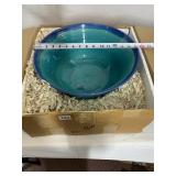 15" ROUND BOWL HAS CORNER OUT IDEAL BOWL FOR