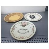 LEFTON ANNIVERSARY PLATE, JFK PLATE, ETC.