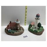 TWO LIGHTHOUSES PASSAGE ISLAND BY THE DANBURY