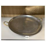 MADE IN MEXICO DOUBLE HANDLED TRAY 21 INCHES WIDE