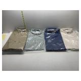 FOUR MEN`S SHIRTS INCL. ONE ON LEFT LONG SLEEVED