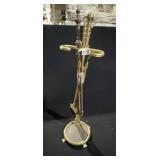 BRASS FIREPLACE TOOL KIT