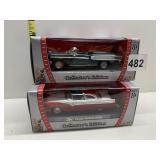TWO COLLECTORï¿½S EDITION DIE CAST CARS