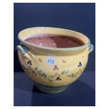 HANGING WIRE BASKET WITH CONES & ROSE DECORATIONS