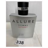 CHANEL EAU DE TOILETTE 3.4 FL OZ APPEARS FULL