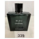 CHANEL BLEU EAU DE TOILETTE 34. FL OZ APPEARS