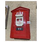 RANDEX FIRE HOUSE PHONE PLASTIC CASE PUSH BUTTON